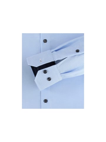 Venti Langarm FreizeitHemd für Herren in blau