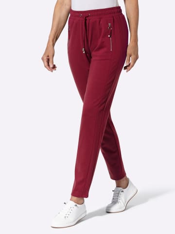 WITT WEIDEN Jogg Pants in dunkelrot