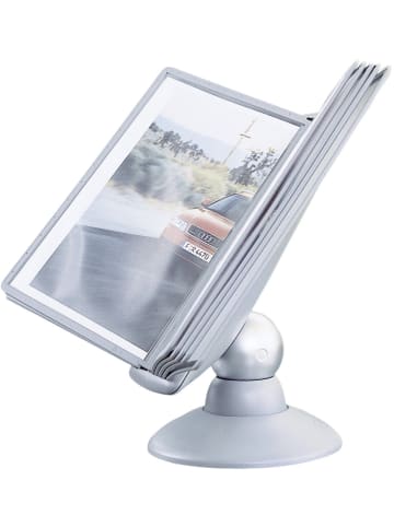 Durable Sichttafelständer Sherpa motion Tischständer mit 10 Tafeln graphit