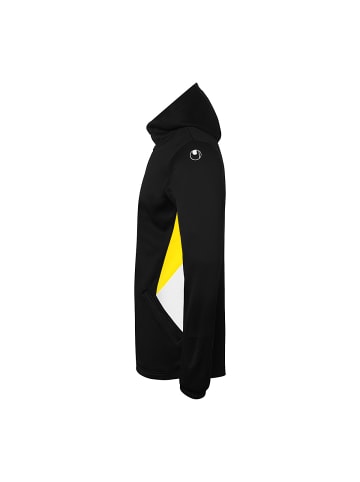 uhlsport  Trainingsjacke Equipe 29 Multi Hood in schwarz/weiß/limonengelb