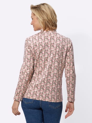 WITT WEIDEN Stehkragenshirt in altrosa-bedruckt