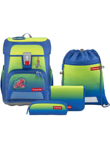 Step by Step Grundschulranzen-Set CLOUD "Red Octopus Plus" in Blau