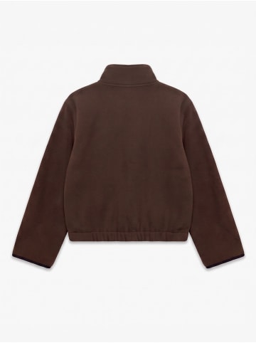Vero Moda Fleecejacke in Chocolate Brown