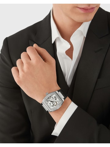 Philipp Plein Automatikuhr für Herren in silber