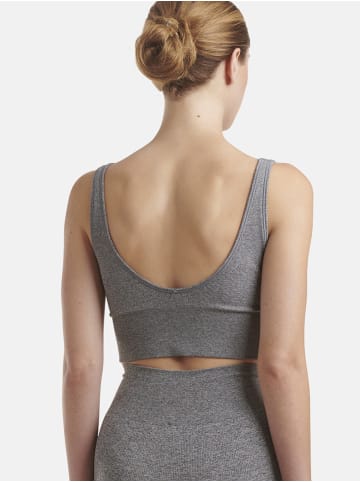 Wolford Sport-Bustier Shaping Athleisure in grau-mel.