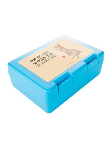 Mr. & Mrs. Panda Bentobox Alpaka Blume mit Spruch in Kaktus Grün