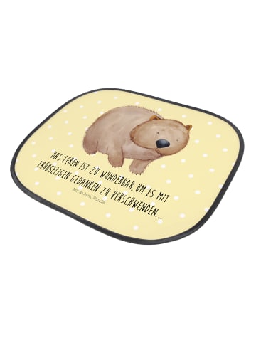 Mr. & Mrs. Panda sonnenschutz Wombat mit Spruch in Gelb Pastell