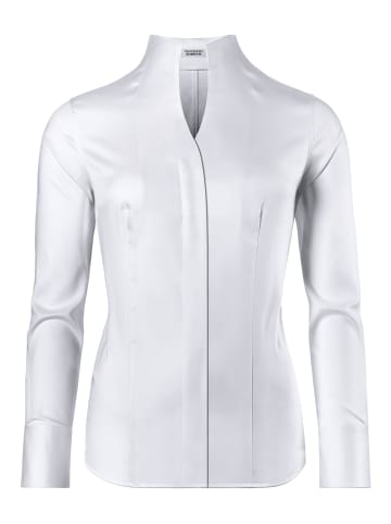 Vincenzo Boretti Bluse leicht tailliert in weiß