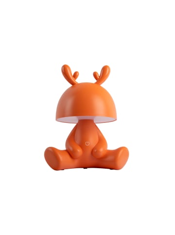 Leitmotiv Nachtlicht für das Kinderzimmer DEER in Orange, (B) 17 x (H) 27 x (L) 22 cm