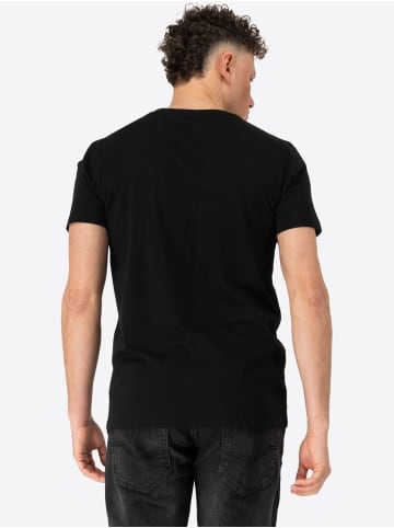 Lonsdale T-Shirt "Fulwood T-Shirt Normale Passform" in Schwarz