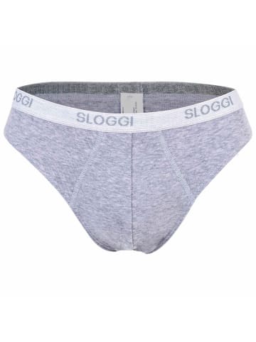 Sloggi Slip 2er Pack in Grau