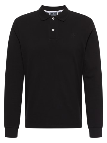 DreiMaster Maritim Langarmshirt in Schwarz