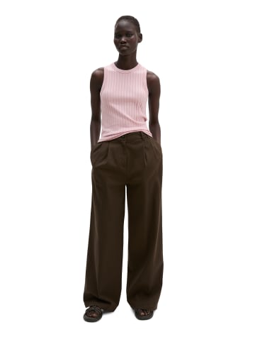 Marc O'Polo Pointelle-Top slim in Mild Rose