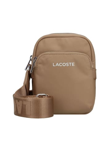 Lacoste Active Nylon Umhängetasche 12 cm in cookie