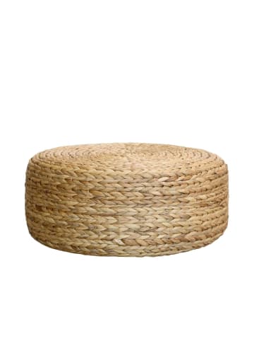 Chic Antique Pouf geflochten in Natur