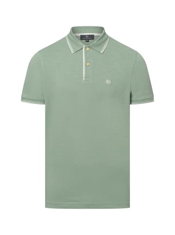 Nils Sundström Poloshirt in erbse weiß - 0008