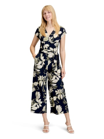 Betty Barclay Jumpsuit mit Eingrifftaschen in Dark Blue/Green