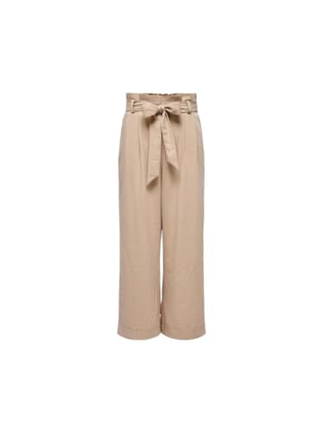 ONLY Beige Viskose Freizeithose