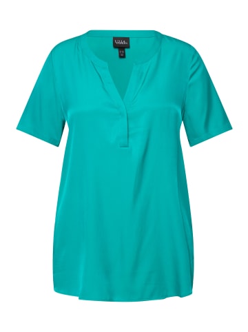 Ulla Popken Bluse in cyan