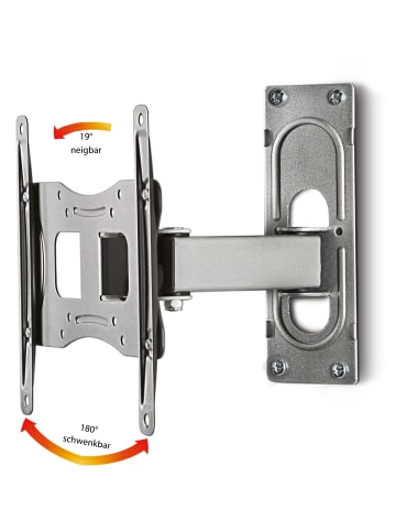 VCM  TV Wandhalterung Halter schwenkar B-FS2 in Silber