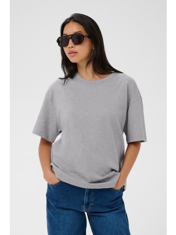 PART TWO T-shirt JaminaPW Oversize fit in Medium Grey Melange