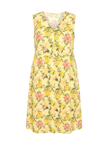 MIAMODA Kleid in sorbet gelb