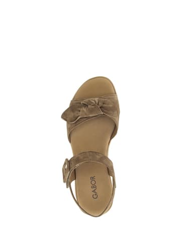 Gabor Keilsandalen für Damen in beige