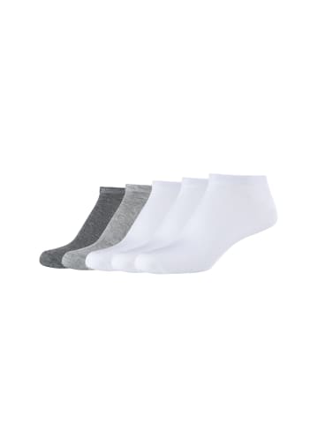 S. Oliver Sneakersocken 5er Pack silky touch in Weiß mix