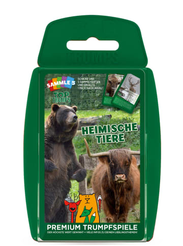 Winning Moves Top Trumps Heimische Tiere Quartettspiel in bunt