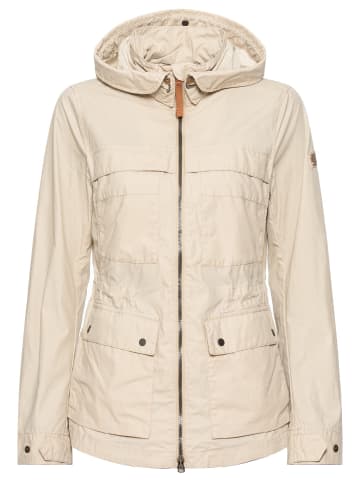 Camel Active Leichte Jacke mit abnehmbarer Kapuze in Sand