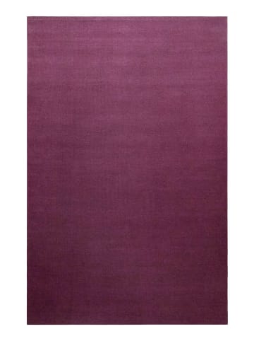 Green Looop Wollteppich Perpignan in lila violett