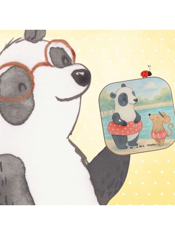 Mr. & Mrs. Panda gläseruntersetzer Otter Schwimmen Design ohne S... in Weiß