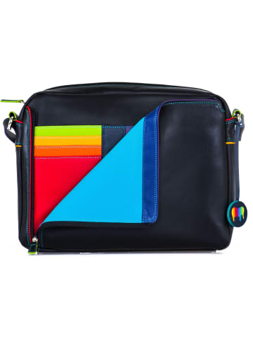 MYWALIT Umhängetasche Leder 27 cm black-pace