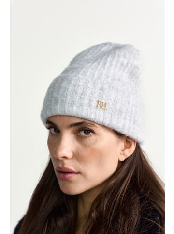 Rich & Royal Beanie in hellgrau - 0001