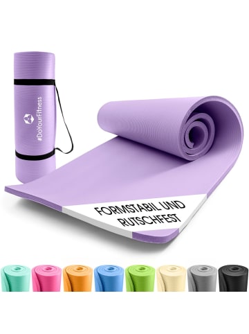 World Fitness Fitnessmatte Yamuna 183x61x1,5cm lila lila