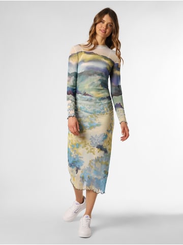 Rich & Royal Kleid in ecru blau - 0001