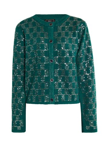 faina Damen Strickjacke in Smaragdgrün