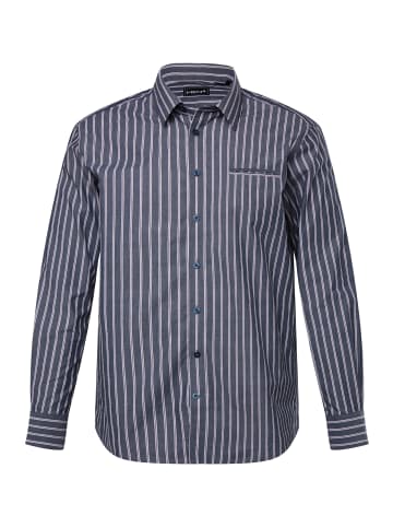 Men Plus Hemd in navy blau