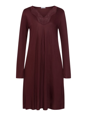 Hanro Nachthemd Lilith in vivid brown