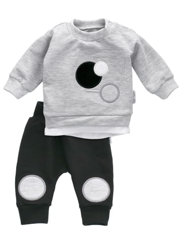 Baby Sweets 2tlg Set Shirt + Hose Lieblingsstücke in schwarz grau