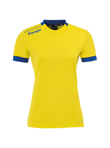 Kempa Shirt PLAYER TRIKOT WOMEN in limonengelb/royal