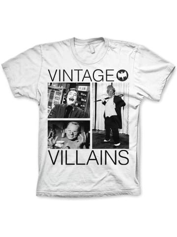 Batman T-Shirt "Vintage Villains Big Tall T-Shirt" in Weiß