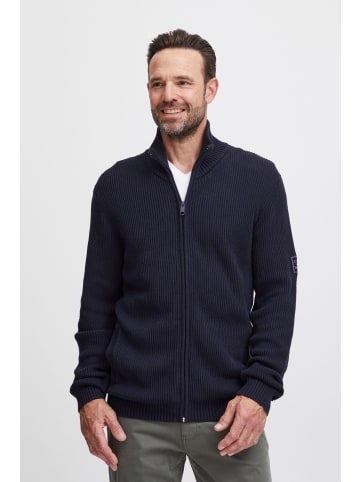 FQ1924 Strickjacke FQKyle ribbed texture cardigan 21900569  Klassischer Troyer in Dunkelblau