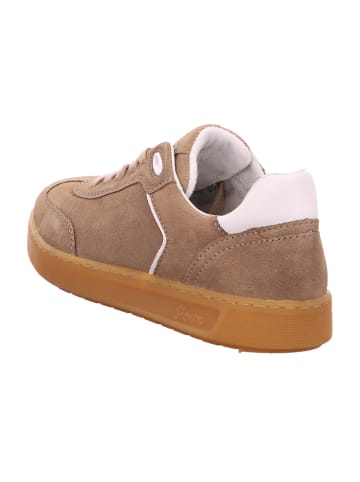 Sioux Sportliche Schnürschuhe in Beige