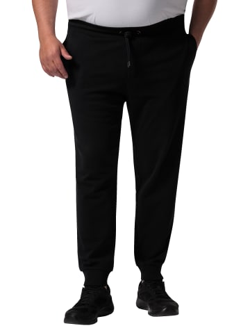 Men Plus Lange Sweathose in schwarz