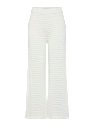 Pieces Hose mit weitem Bein in Cloud Dancer