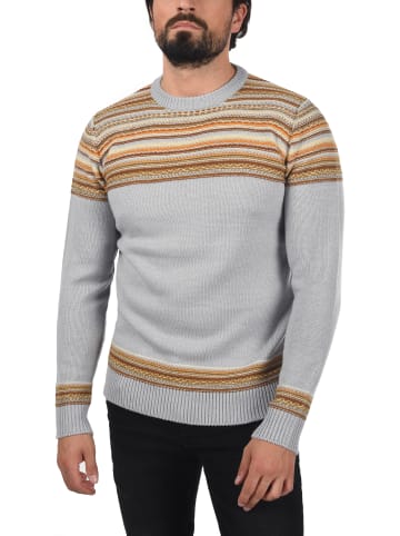 INDICODE Strickpullover IDLurdes 35416MM Strickpulli aus Grobstrick in Grau