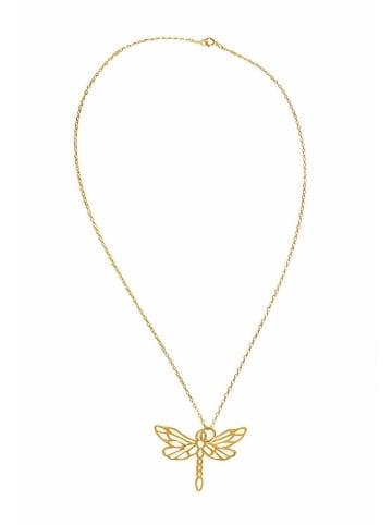 Gemshine Kette mit Anhänger LIBELLE in gold coloured
