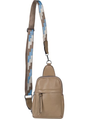 styleBREAKER One Shoulder Rucksack Tasche in Schlamm