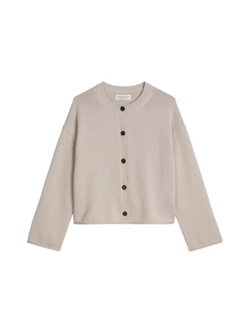 Marc O'Polo DfC V-Neck-Cardigan oversized in Linen Beige